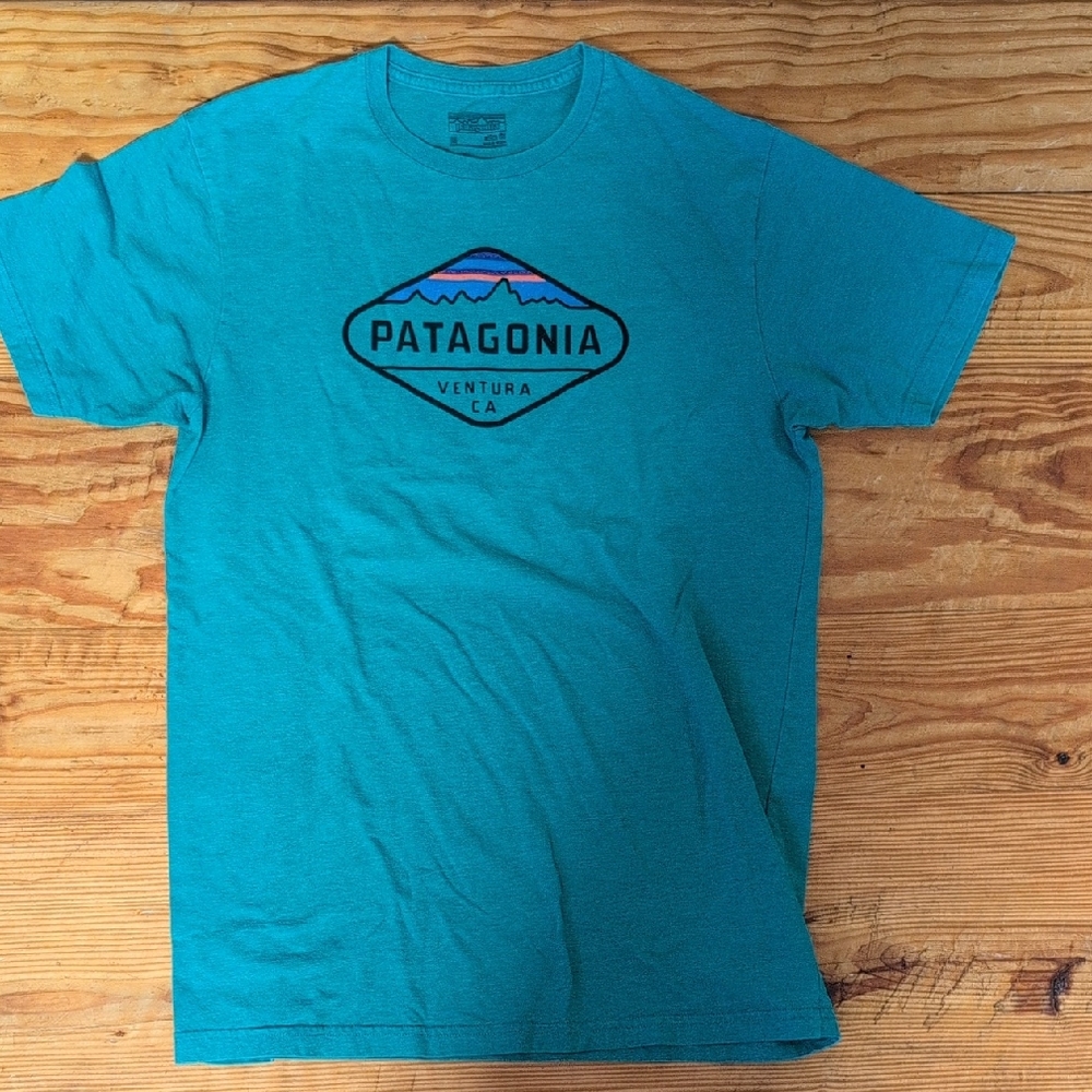 Patagonia Men's Ocean Blue Tee
